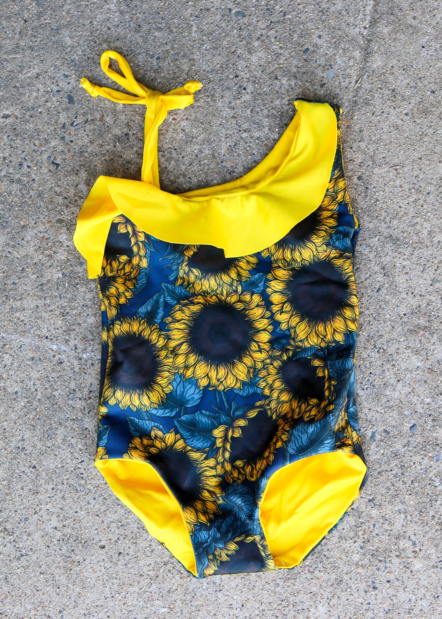 Vintage Sunflower Child’s One Piece