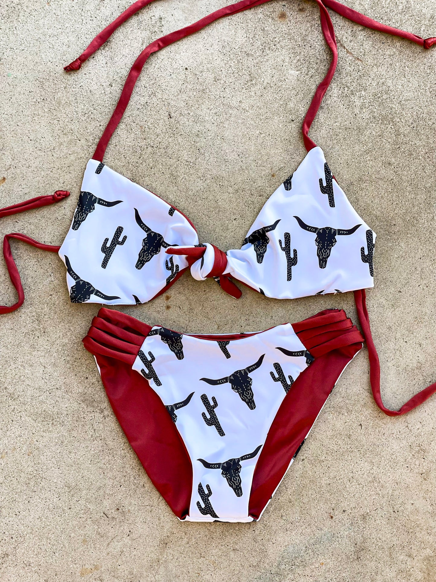 Cowskull and Cactus Swimsuit