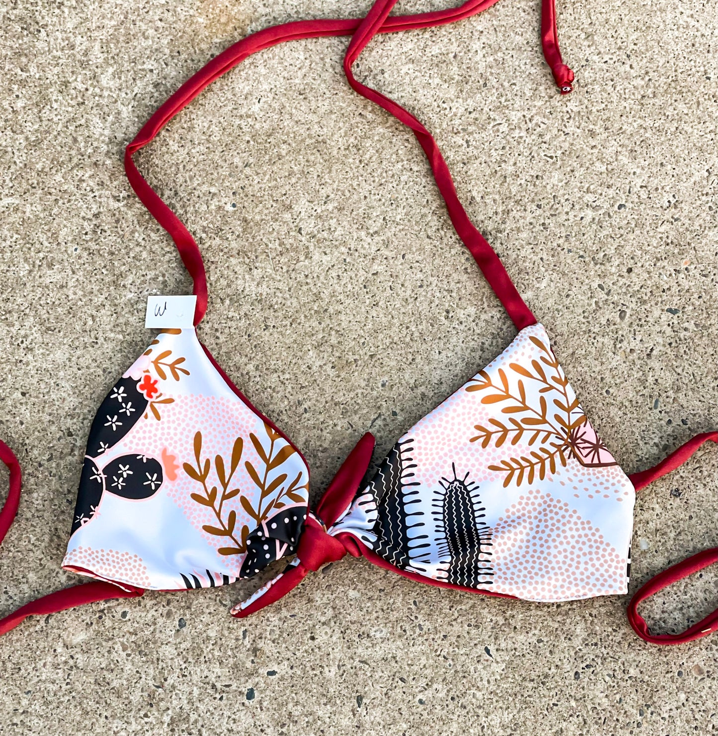 Boho Cactus Swimsuit Top