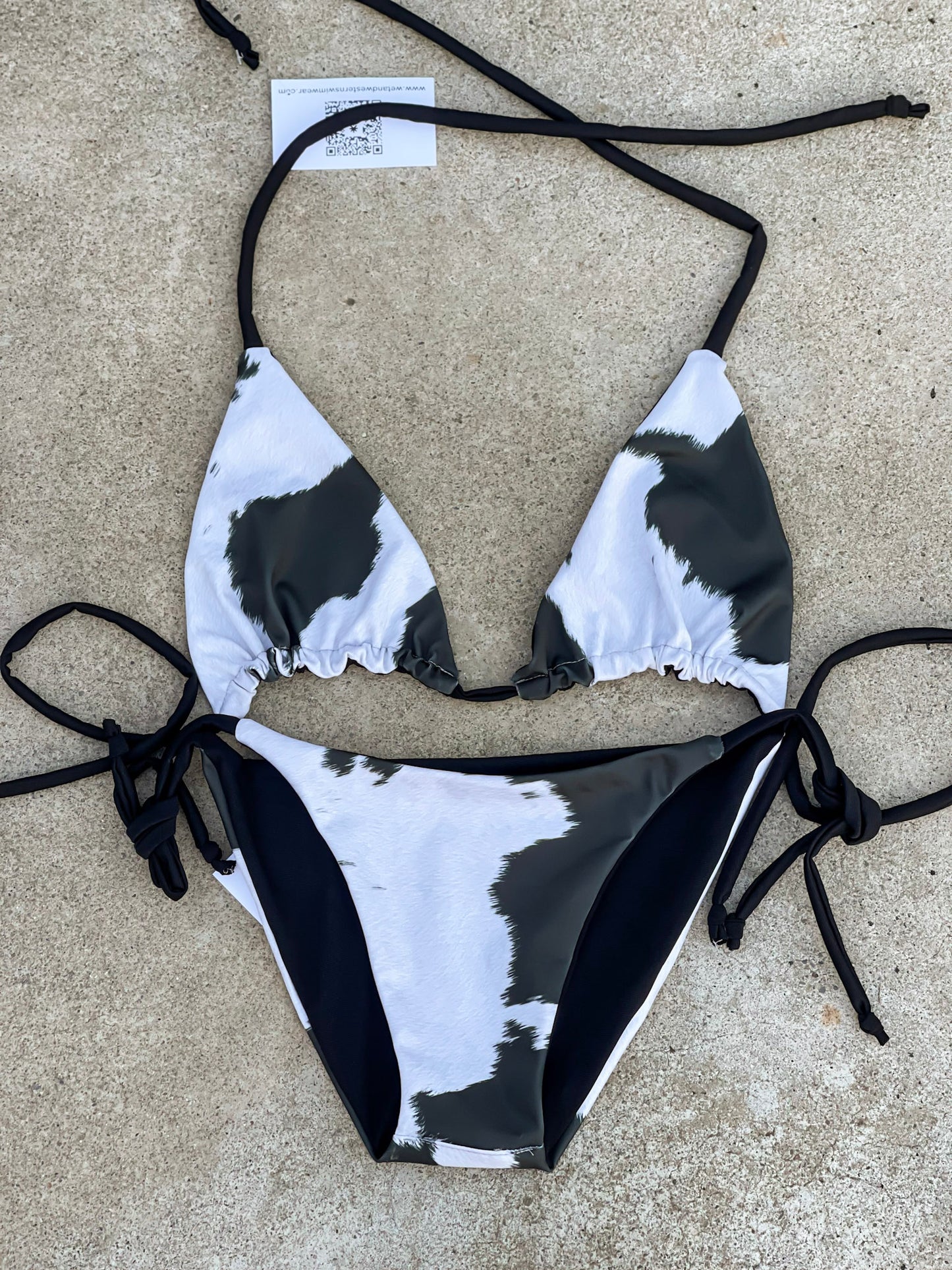 Cow Print Swimsuit