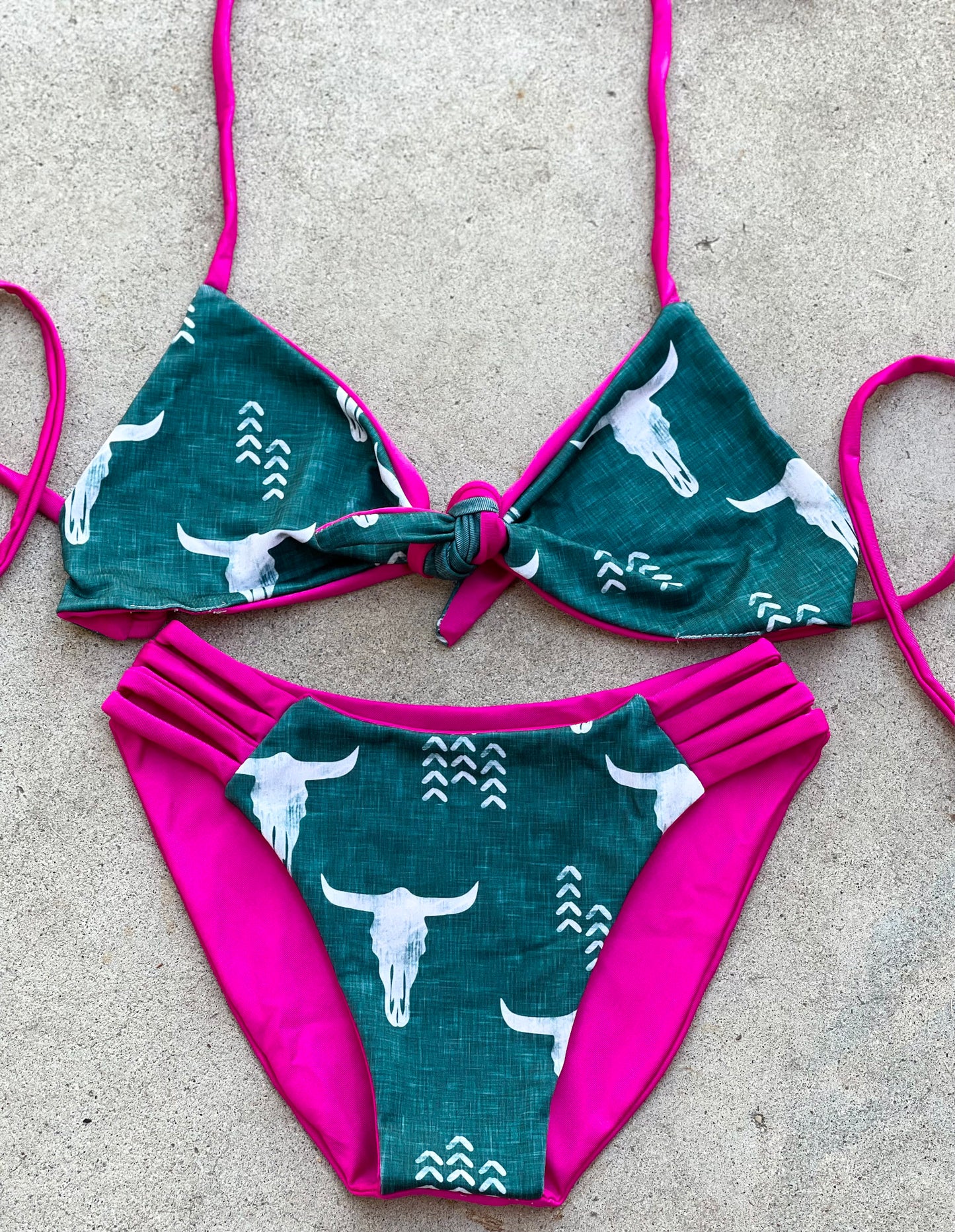 Cowskull Boho Swimsuit