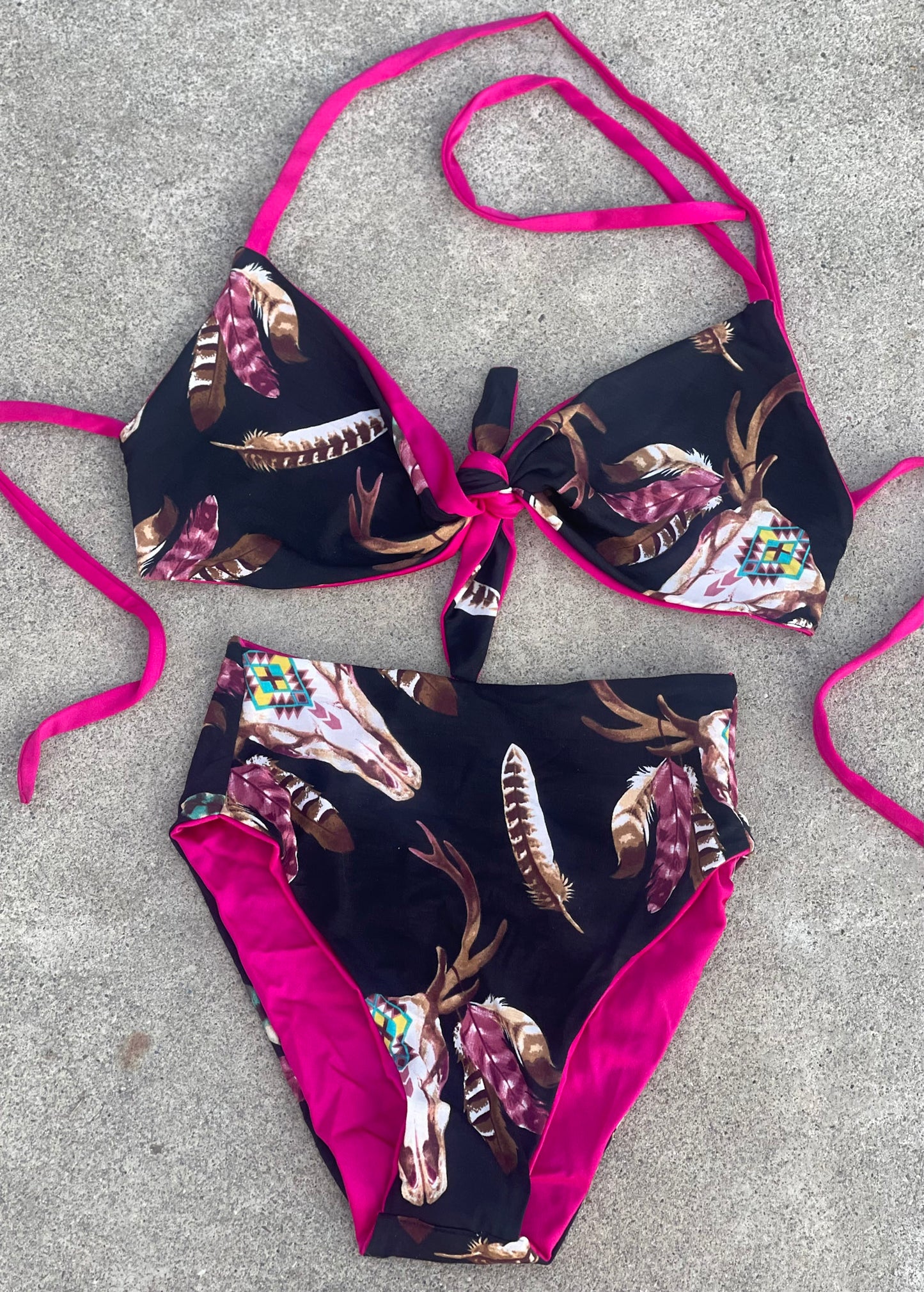 Boho Feather Swimsuit
