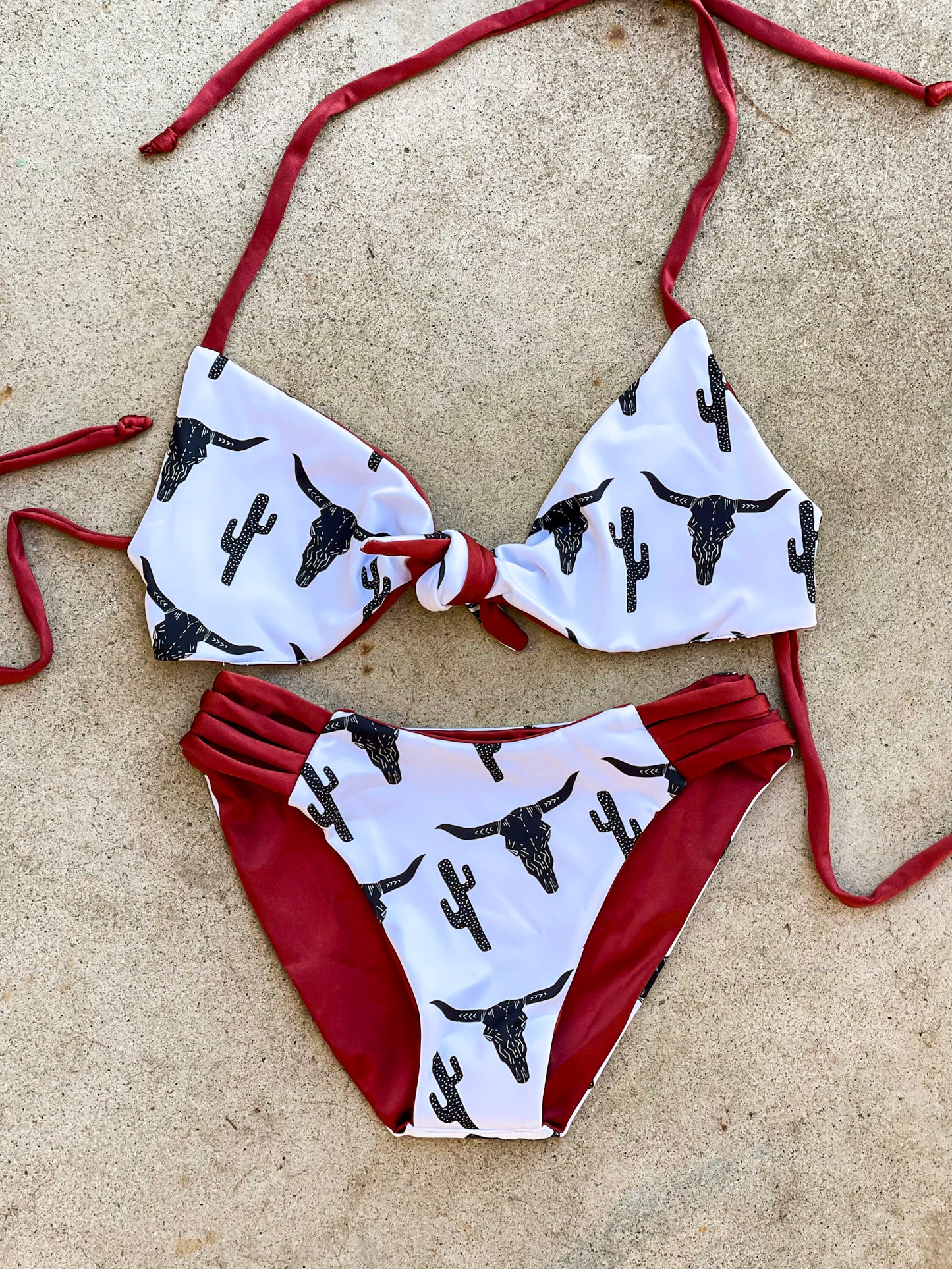 Cowskull and Cactus Swimsuit