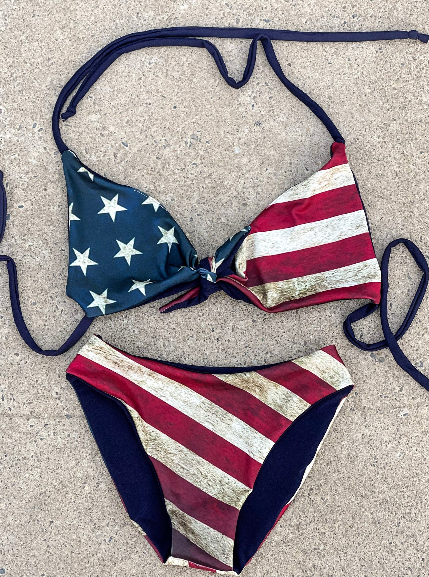 American Flag Custom Swimsuit