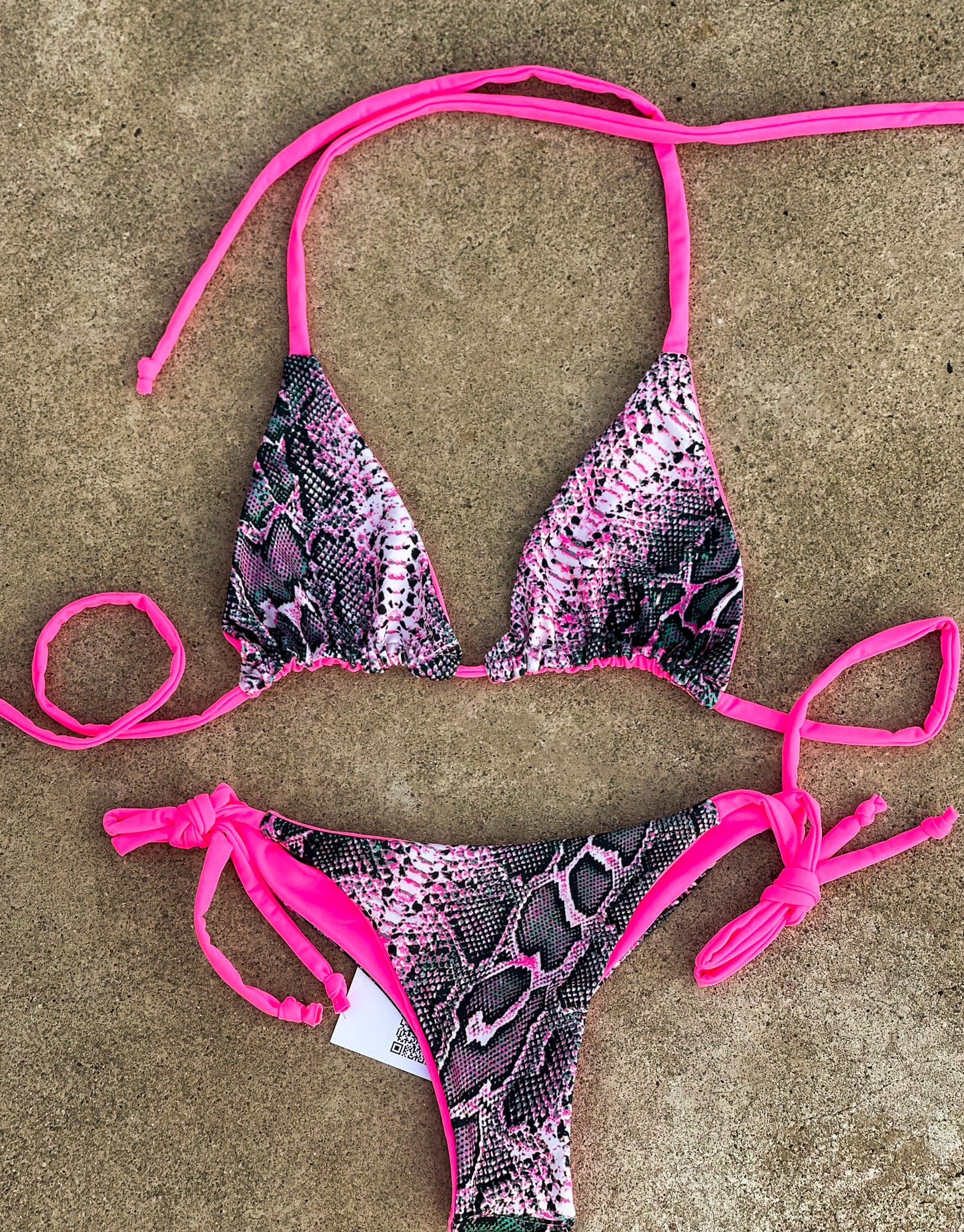Metallic Snakeskin Swimsuit