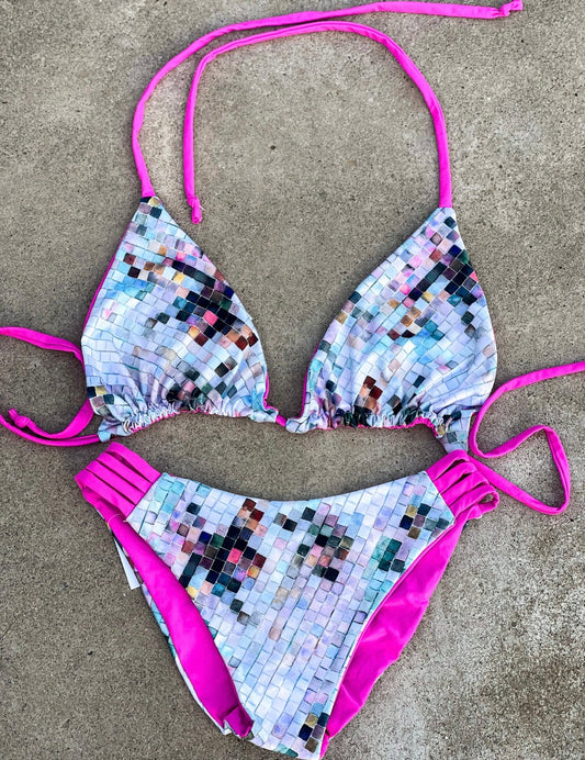 “Disco Cowgirl” Reversible Swimsuit