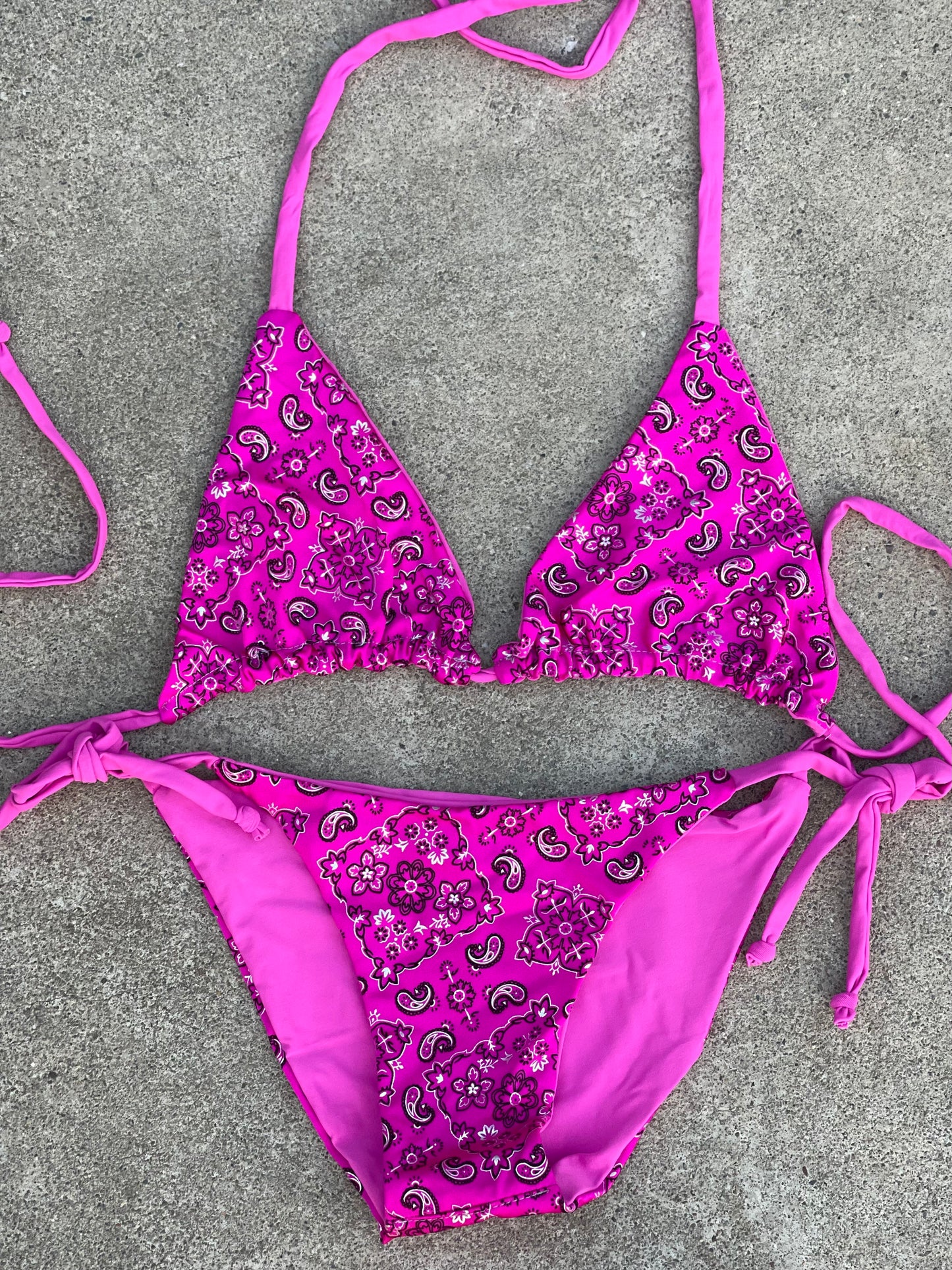 Pink Paisley Swimsuit