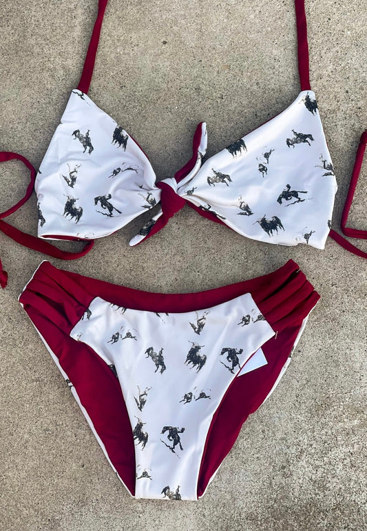 “Ode to Rodeo” Reversible Swimsuit