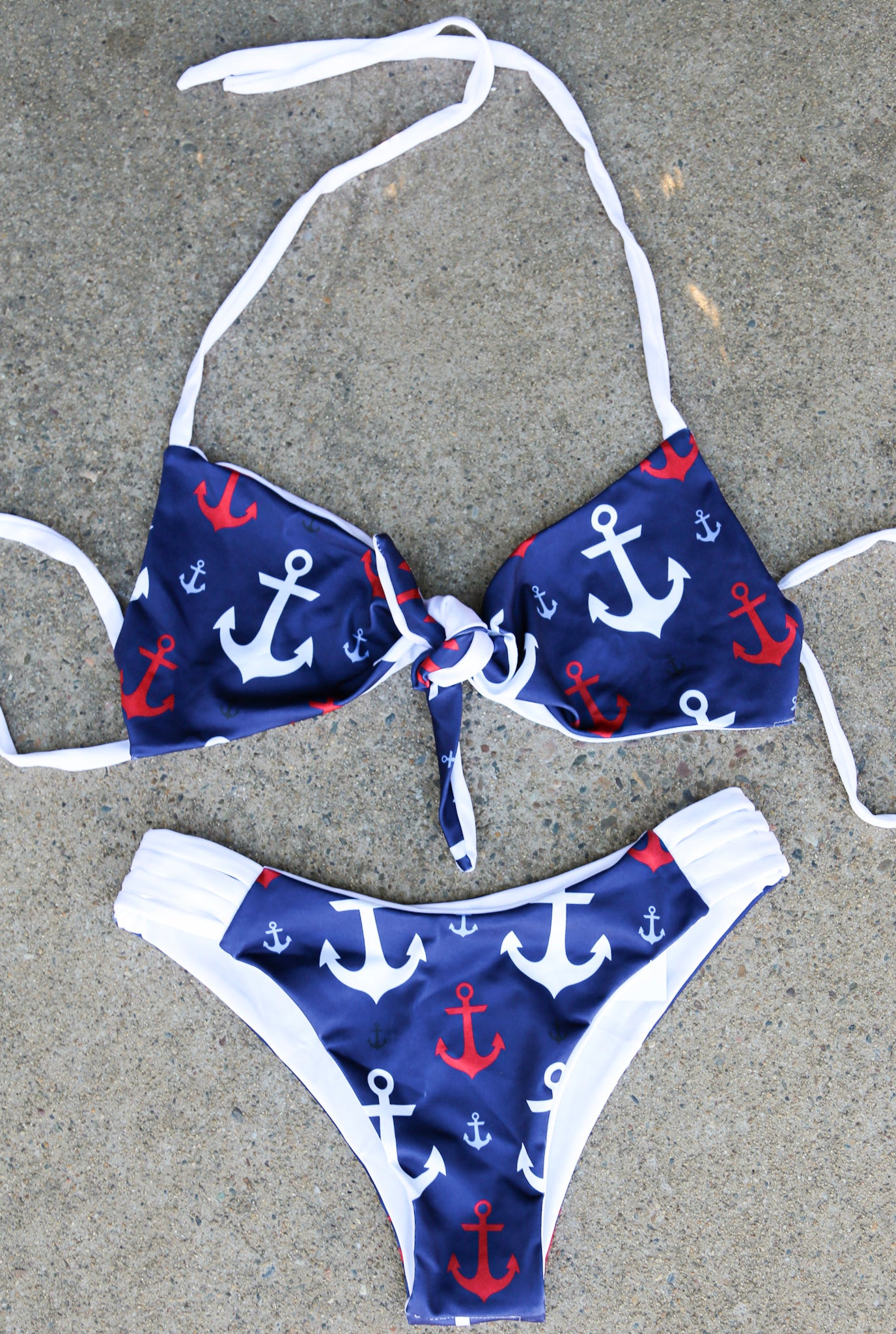 Patriotic Anchors Swimsuit