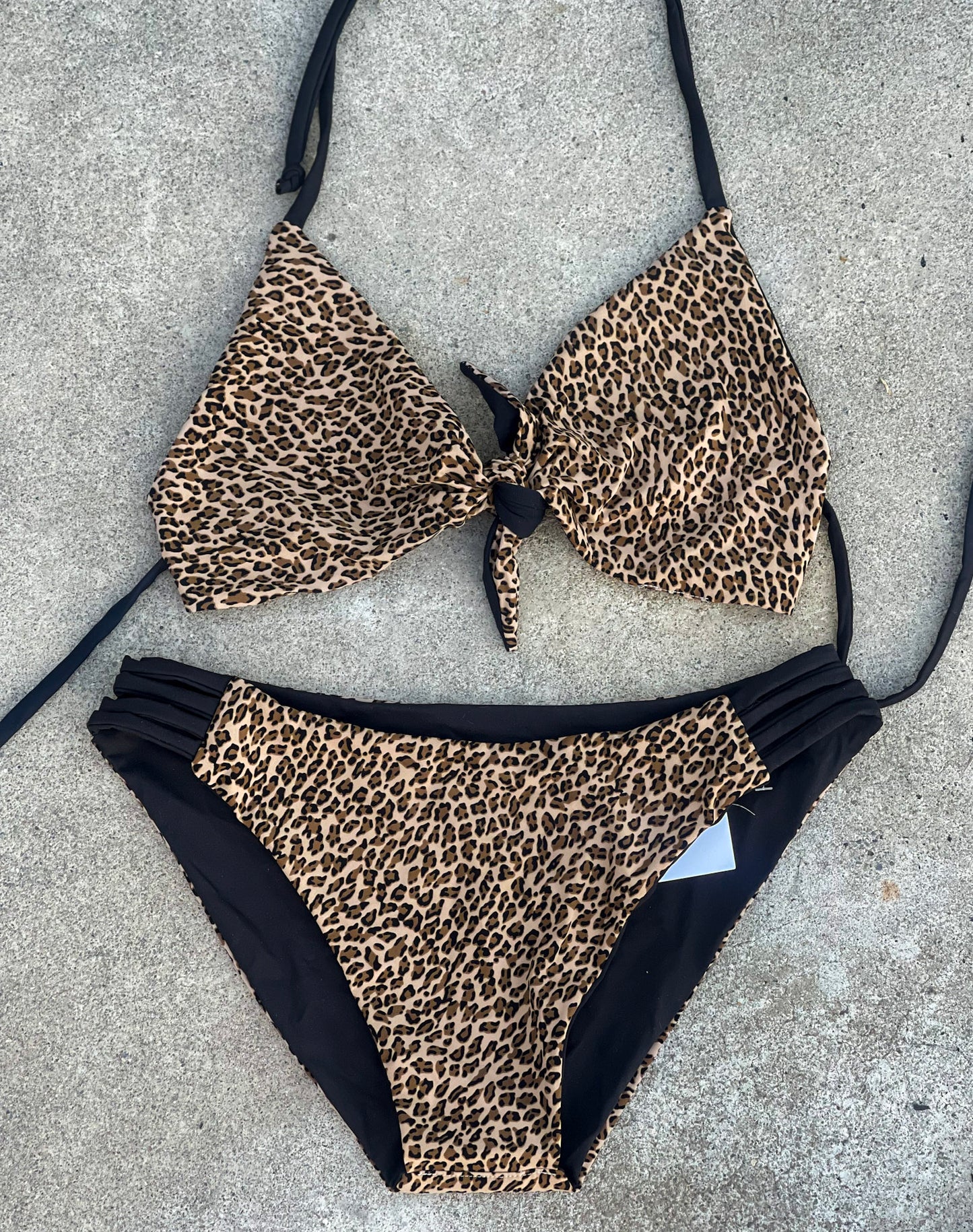 Cheetah Black Swimsuit