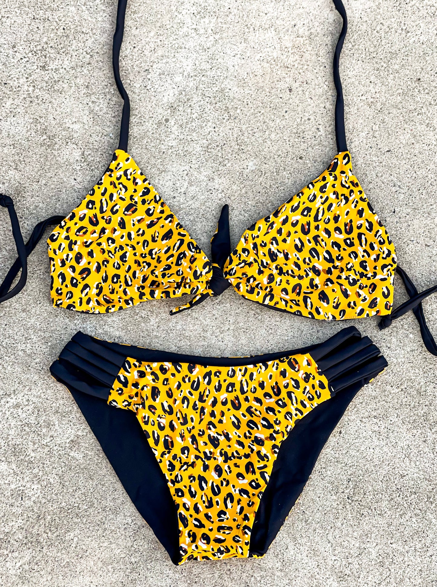 Mustard Cheetah Swimsuit