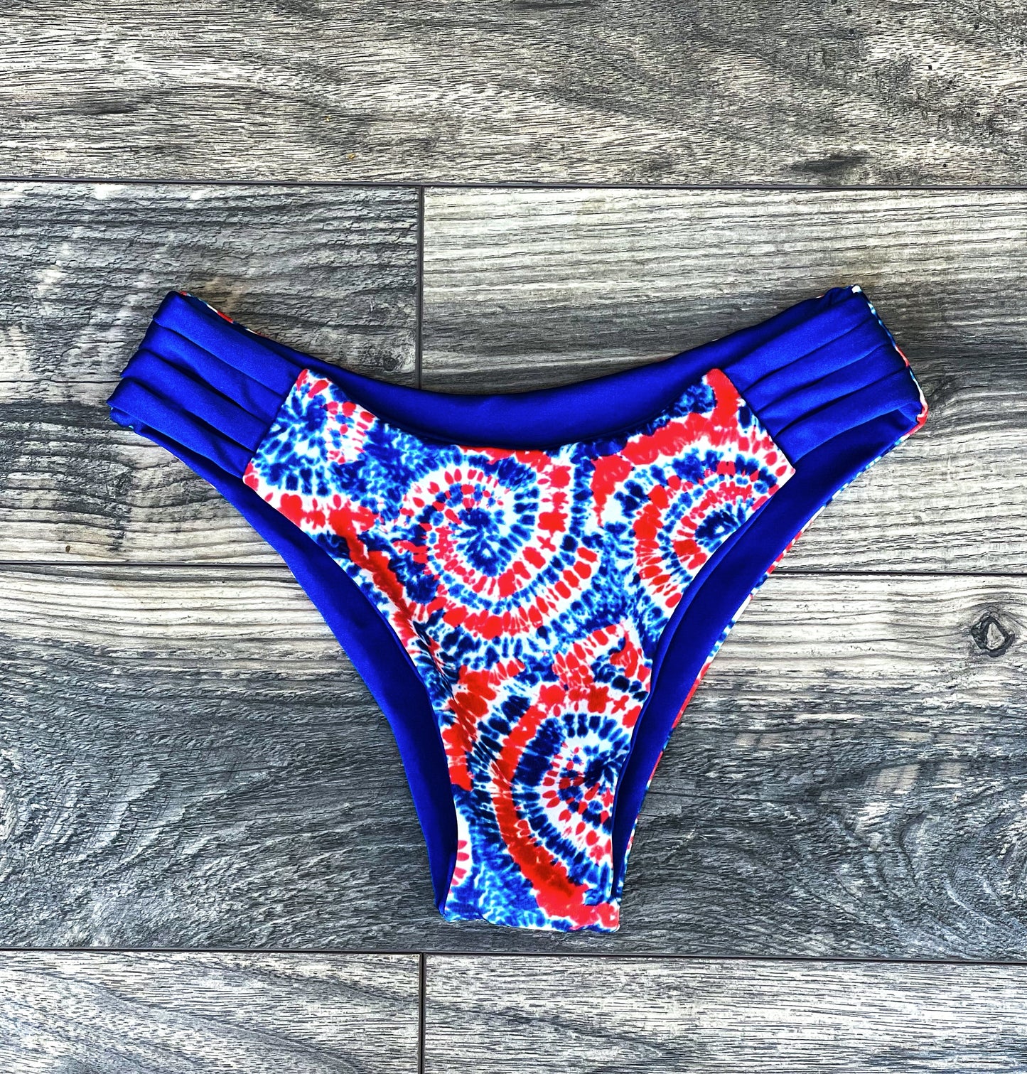 Reversible USA Tie Dye Bikini Bottoms