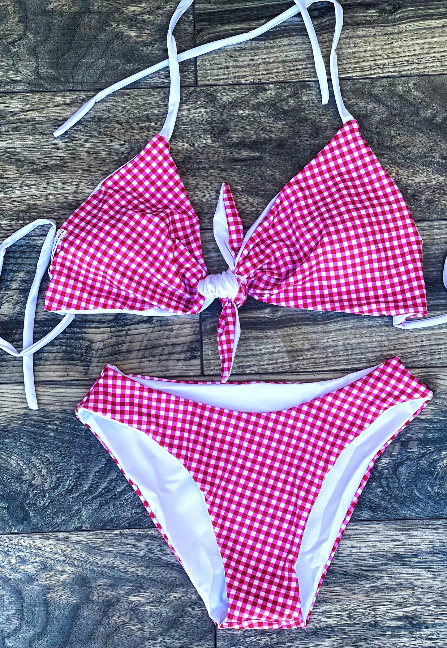 “Drunk on You” Gingham Swimsuit